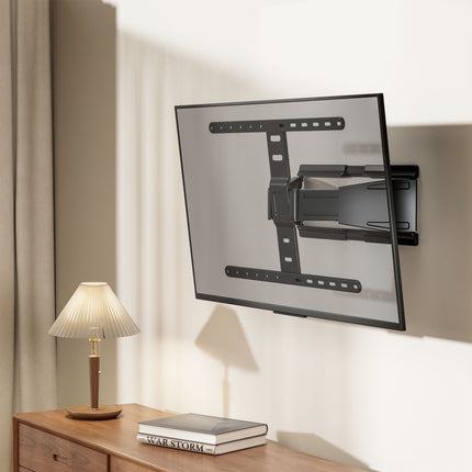 Krüger & Matz TV Muurbeugel - Ultra Slim Universele Verstelbare Televisie Beugel Voor LED LCD TV Van 37 Tot 75 Inch - Max 50 Kg
