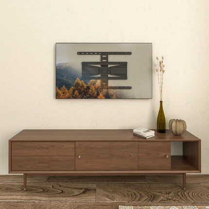 Krüger & Matz TV Muurbeugel - Ultra Slim Universele Verstelbare Televisie Beugel Voor LED LCD TV Van 37 Tot 75 Inch - Max 50 Kg