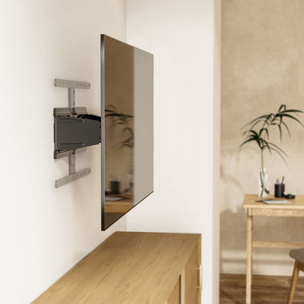 Krüger & Matz TV Muurbeugel - Ultra Slim Universele Verstelbare Televisie Beugel Voor LED LCD TV Van 37 Tot 75 Inch - Max 50 Kg