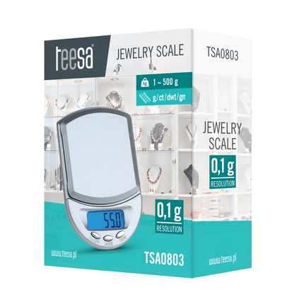 Teesa digitale precisieweegschaal TSA0803