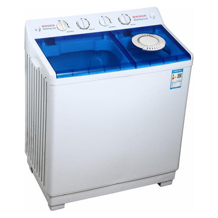 2de kansje Brock XXXL Grote Camping Wasmachine met Dubbele Trommel 10Kg was Capaciteit - 6,5Kg Centrifuge Capaciteit - Perfect voor Campers, Studio's, Flats of Camping - 84 x 45 x 93 cm - 540W