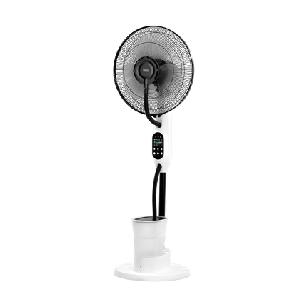 Teesa Staande Ventilator met Vernevelingsfunctie Wit – Mistventilator – 3 Snelheden – Afstandsbediening – 2,8 Liter Watertank