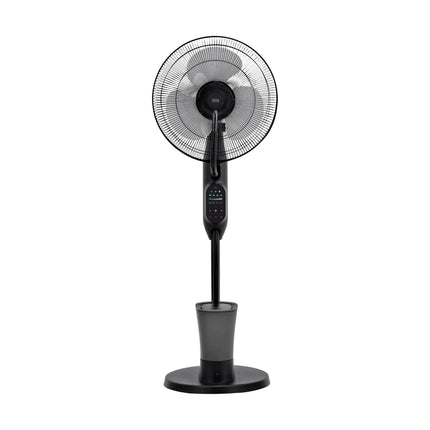Teesa Staande Ventilator Met Verstuiver En 3 Modi - Mistventilator - Inclusief Afstandsbediening - Vernevelingsfunctie Zwart