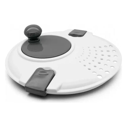 Meyerhoff Slacentrifuge 3L – Sladroger / Slazwierder – Kunststof – Wit – Voor Groenten, Fruit & Sla – Handmatig Draaibaar – Ø24 cm