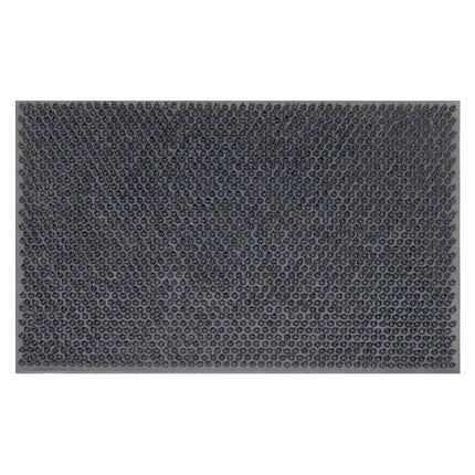 Tragar Deurmat Rubber 40 x 60 cm – Grijs – Antislip Buitenmat – Slijtvast & Weerbestendig