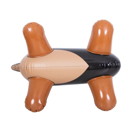 Sunclub Opblaasbare Hond Zwembad Float – Opblaasdier Zwembad Kinderen – Drijvend Waterspeelgoed Met Handgrepen – 107 cm