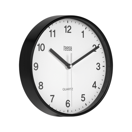 Teesa TSA0038B Wandklok 20 cm zwart