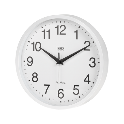 Teesa TSA0037 Wandklok 25 cm wit