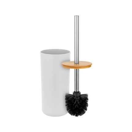 Teesa TSA0400-W 6 delige bamboe badkamer accessoires set wit