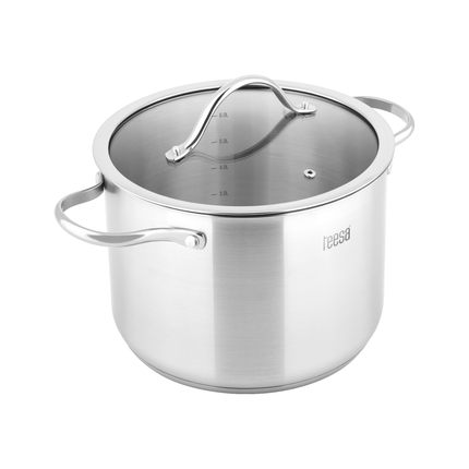 Teesa 6-delige Pannenset RVS Cook Expert Master - TSA0141 - RVS