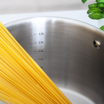 Teesa 6-delige Pannenset RVS Cook Expert Master - TSA0141 - RVS