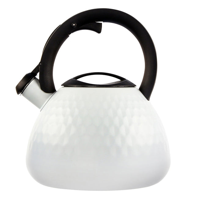 Altom Design Logan fluitketel RVS mat wit 2.7 Liter - ook geschikt voor inductie