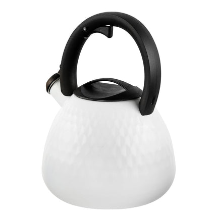 Altom Design Logan fluitketel RVS mat wit 2.7 Liter - ook geschikt voor inductie