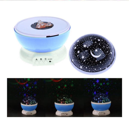 Star Master Dream Projector Lamp Blauw – Sterrenhemel Nachtlamp Kinderen – Roterende Sterren Projector