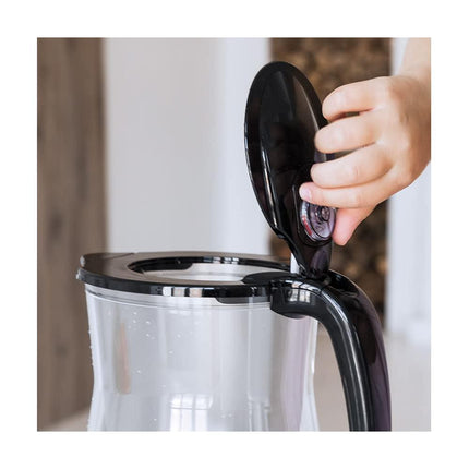 Aquaphor Waterfilterkan onyx 4.2 liter zwart met wisselpatroon Maxfor+