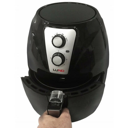 LUND Professional airfryer vetvrije friteuse 2.4L 1300W 67570 zwart