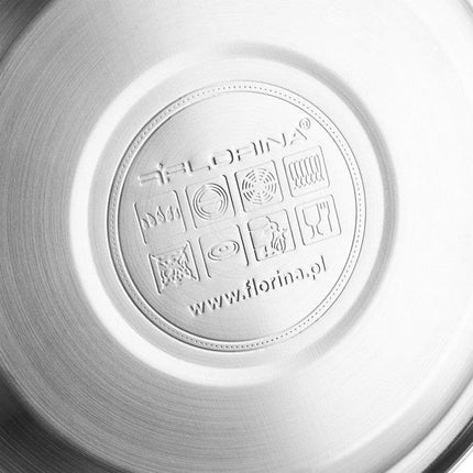 Florina Brillo fluitketel RVS donkergrijs 2.5 Liter - ook geschikt voor inductie