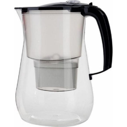 Aquaphor Waterfilterkan onyx 4.2 liter zwart met wisselpatroon Maxfor+