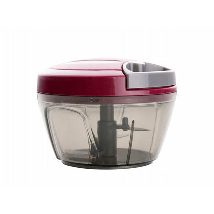 Florina multi smart groente snijder met trekkoord 400 ml rood