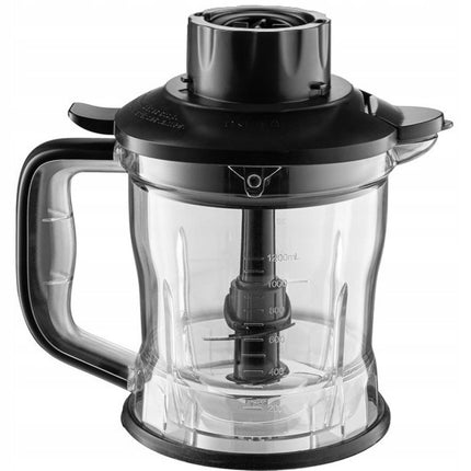 Botti Flavio 2-in-1 Blender en Hakmolen – 500W – Smoothie Maker & Hakmachine – Compacte Keukenmachine – Zwart/Zilver