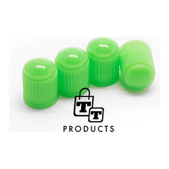TT-products ventieldoppen kunststof groen 4 stuks TT-products