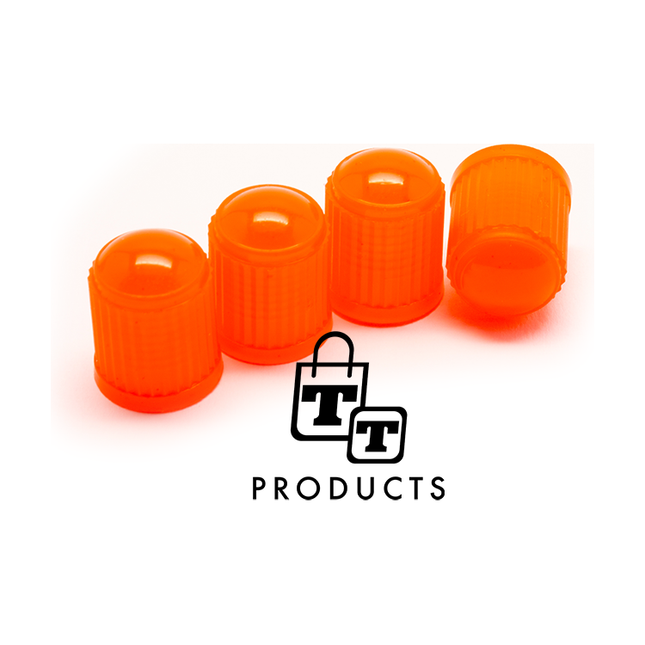 TT-products ventieldoppen kunststof rood 4 stuks