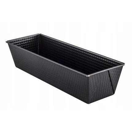Inmet cake / brood bakvorm 30 x 12 x 8 cm zwart