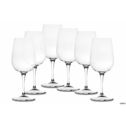 Bormioli Rocco Inventa Wijnglazen 6 stuks – Rode Wijn – 500 ml – Hoogwaardig Glas – Vaatwasserbestendig – Italiaans Design