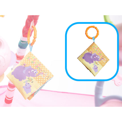 Ikonka Opvouwbare Activity Center Speelmat met 18 Ballen voor Baby's Roze