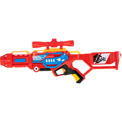 Blaze Storm schuim dart machinegeweer + 20 darts rood - speelgoed pistool - pistool