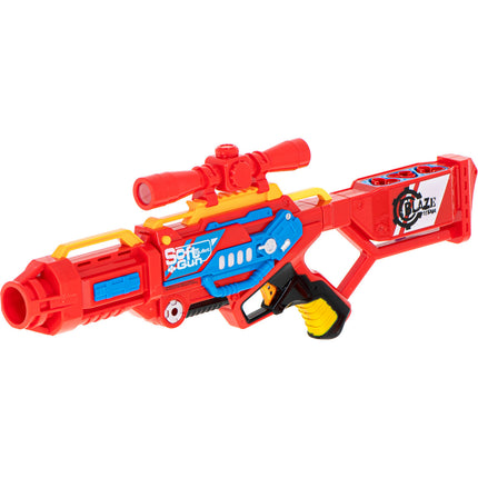 Blaze Storm schuim dart machinegeweer + 20 darts rood - speelgoed pistool - pistool