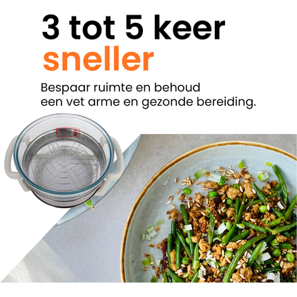 2de kansje Botti Lewis Heteluchtoven - halogeenoven 18L 1200-1400W wit