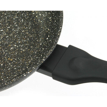 Klausberg KB-7288 kleine koekenpan met marmer coating Ø16 cm zwart - ook geschikt voor inductie