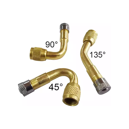 TT-products ventiel verlengstuk 135° koper incl ventieldop