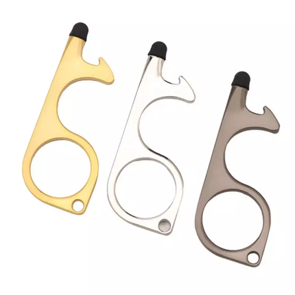 TT-products hygiëne no-contact sleutelhanger antraciet