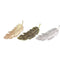 VSE haarspeld/clip veer 9 cm goud VSE