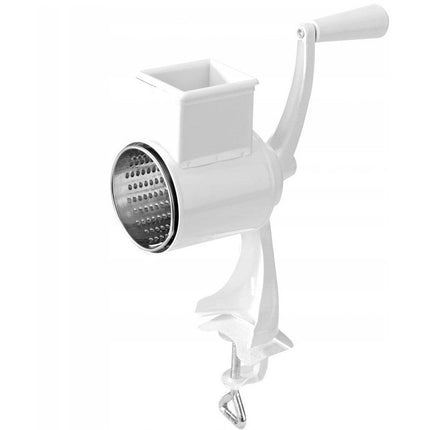Meyerhoff Kaasmolen & Rasp – RVS Molenrasp met 3 Verwisselbare Trommels – Ook voor Chocolade, Noten & Gedroogd Fruit – TR-857 – Handmatige Multifunctionele Rasp