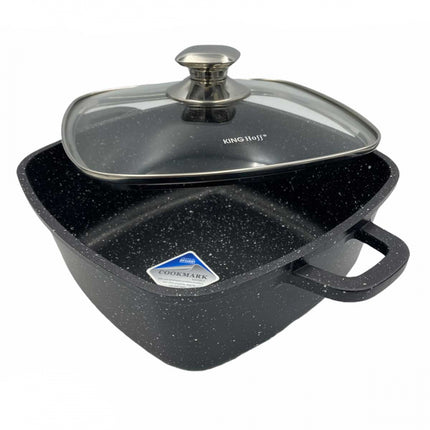 Kinghoff KH-1607 6-delige braadpannen set met marmeren coating