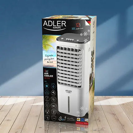 Adler 3 in 1 luchtkoeler / air cooler 12L AD 7913 wit/zwart Adler