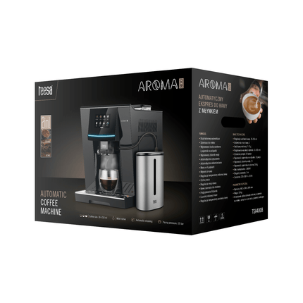 Teesa volautomatische espressomachine AROMA 800 met melkreservoir zwart TSA4008