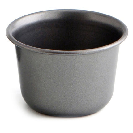 Quid ronde bakvorm / cakevorm Ø 7,5 cm RVS antraciet