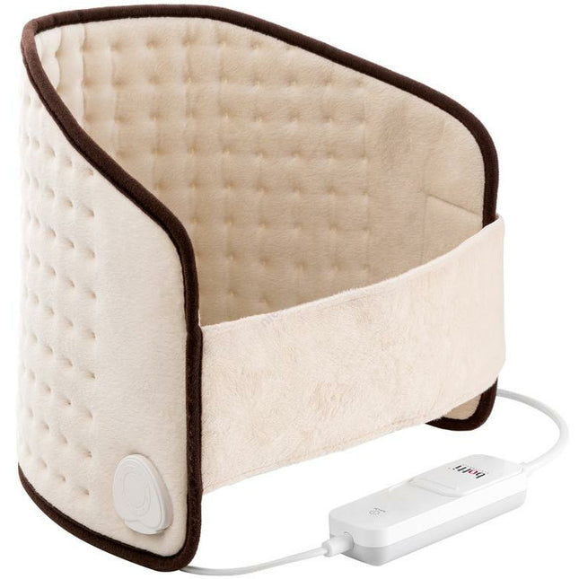 Botti Medic Series Reni elektrische rug- en buikwarmtegordel – 100W – 3 standen – Beige fleece – Veilig & comfortabel