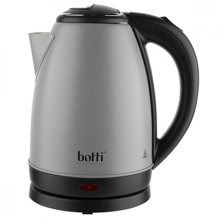 Botti Victor waterkoker 1,7 L – 1800 W – Grijs Mat – RVS – Automatische kookstop & 360° draaibare voet