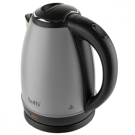 Botti Victor waterkoker 1,7 L – 1800 W – Grijs Mat – RVS – Automatische kookstop & 360° draaibare voet