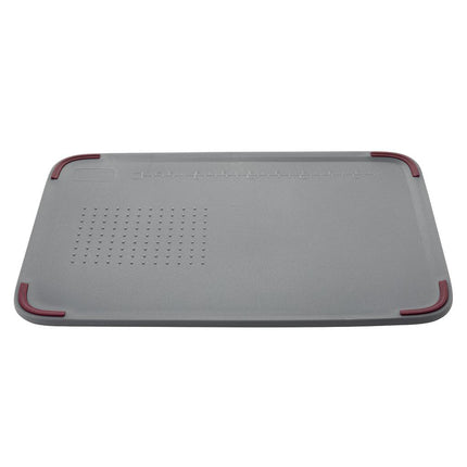 Florina Multi Smart kunststof snijplank 35.5 x 24.8 x 1.1 cm grijs