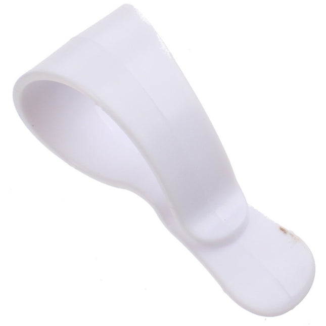 Dunlop brilclip kunststof 6 cm set à 2 stuks wit