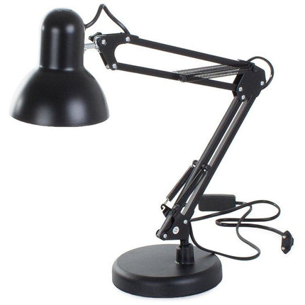 Klassieke bureaulamp retro verstelbaar 40W zwart
