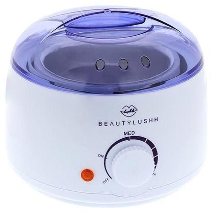 Beautylushh Wax smelter ontharingstool wit/paars
