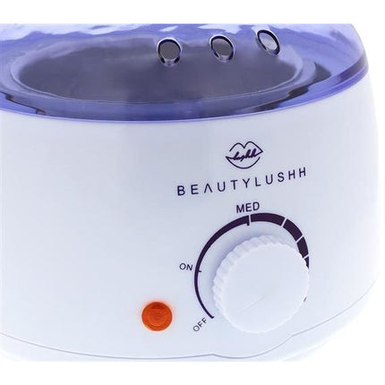 Beautylushh Wax smelter ontharingstool wit/paars