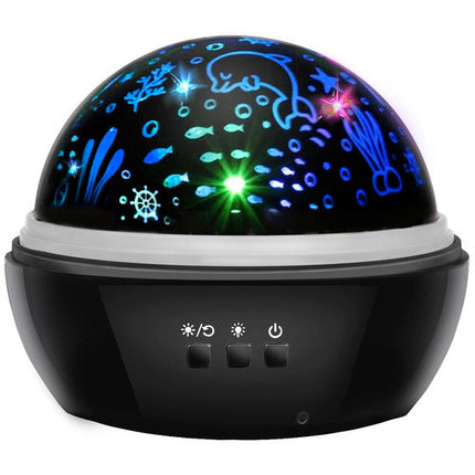Sterren projector en nachtlampje - Galaxy projector - Bedlamp - Discolamp - sterrenhemel projector - lamp - onderwater projectie - zeeprojector